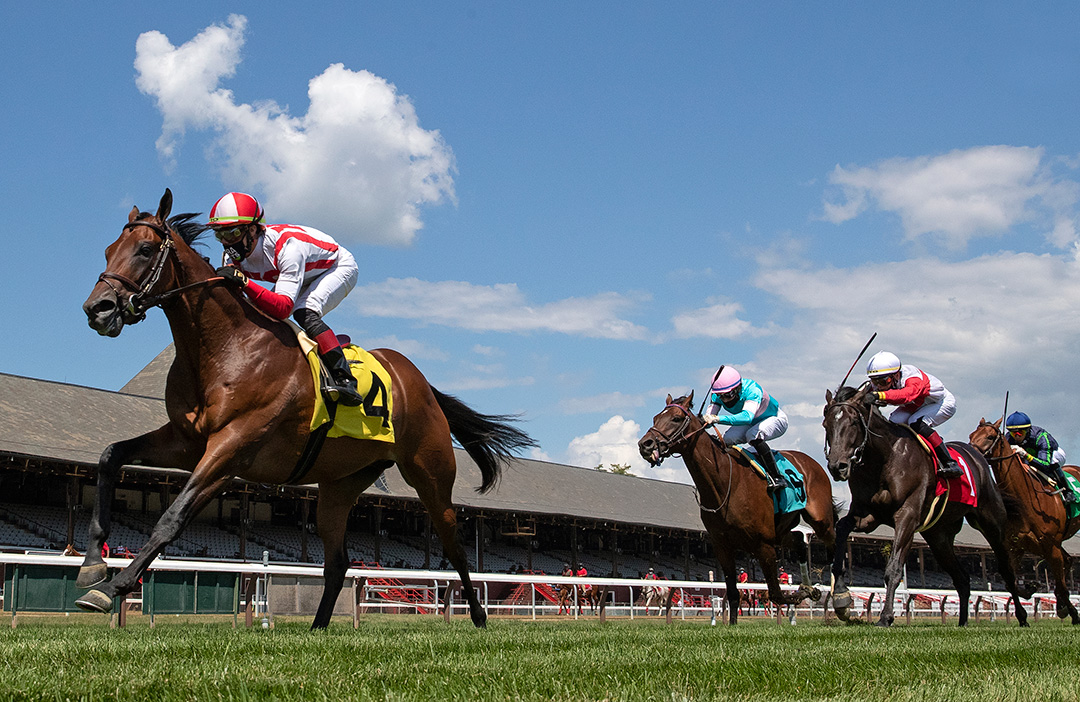 Public Sector wins an Aug. 15 maiden race at Saratoga Race Course