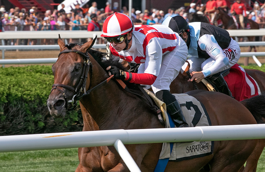 Public Sector wins the 2021 National Museum of Racing Hall of Fame Stakes at Saratoga