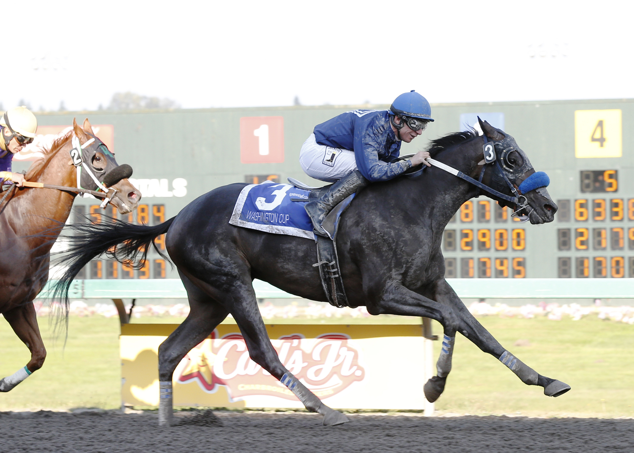 Pulpits Power wins the 2017 Washington Cup Sophomore Stakes