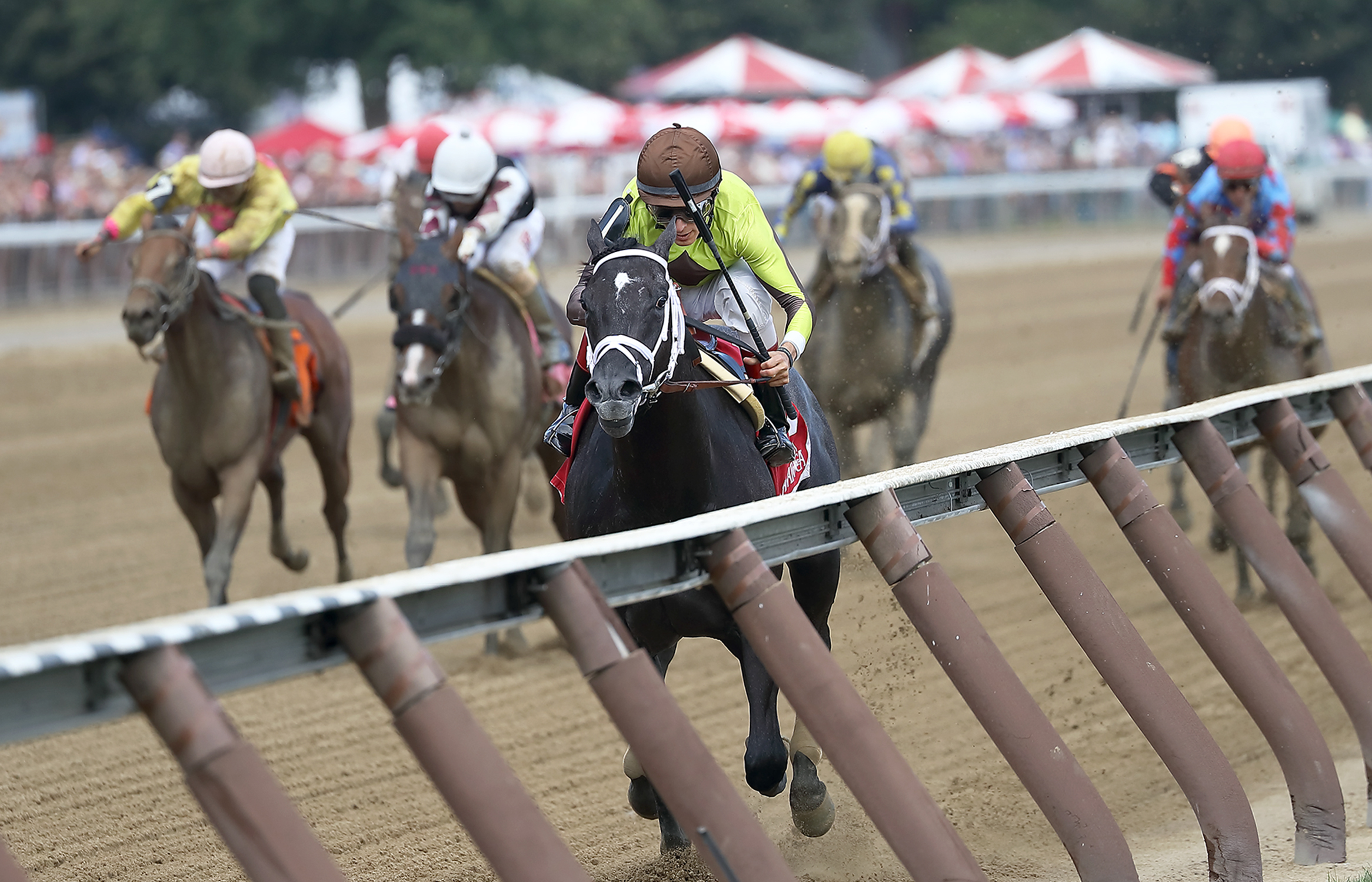 Pure Silver wins the Adirondack Stakes at Saratoga 8.12.17