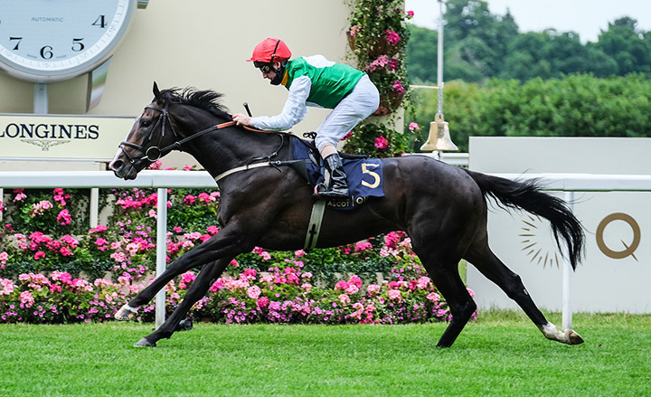 Pyledriver wins the 2020 King Edward VII Stakes at Royal Ascot