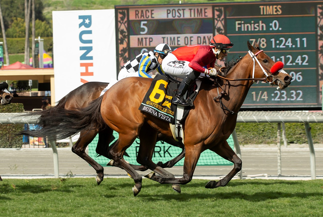 Quattroelle wins Buena Vista at SA March 4 2023