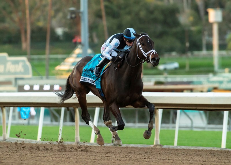 Queen Goddess wins American Oaks 12-26-2021
