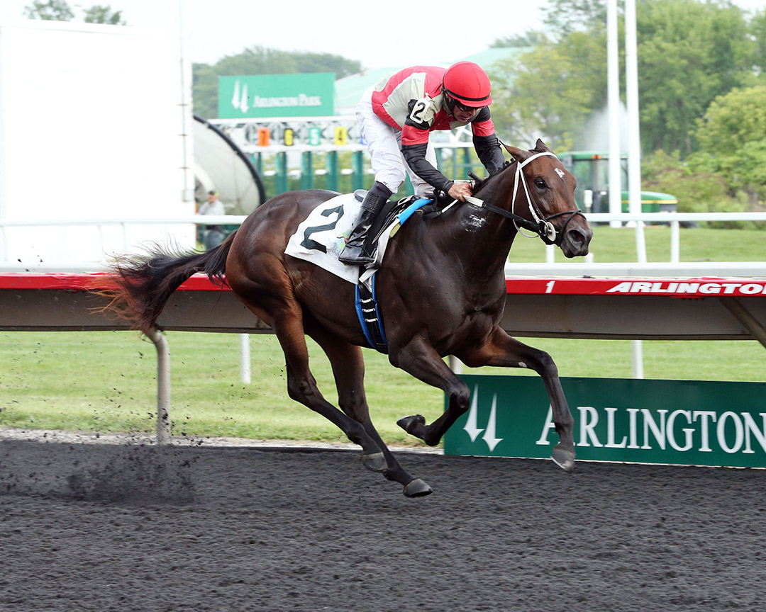 Queens Up wins an Aug. 7 maiden race at Arlington Park