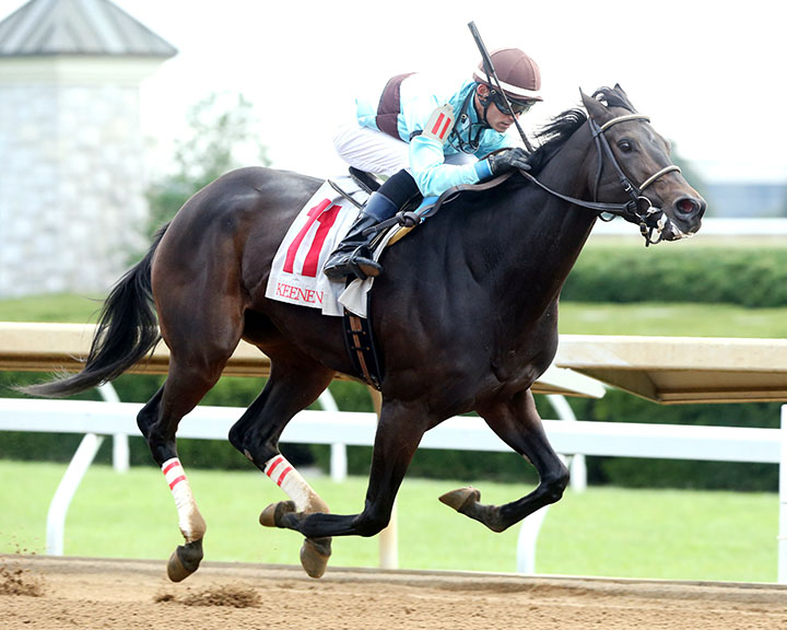 Quick Quick Quick wins an October 2018 allowance at Keeneland