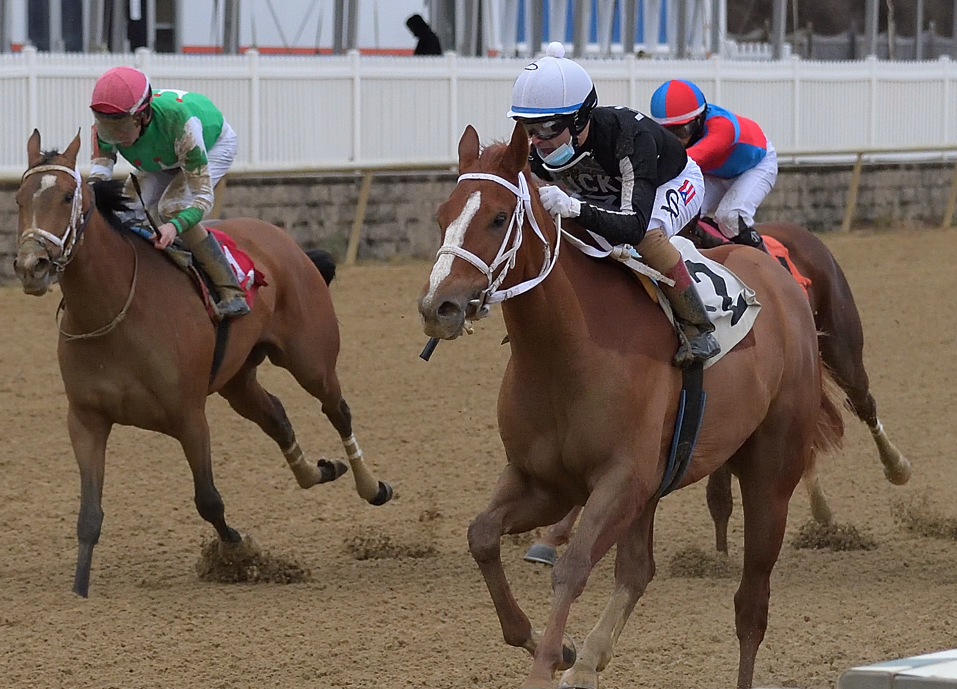 Street Lute wins Maryland Juvenile Filly 12-5-2020