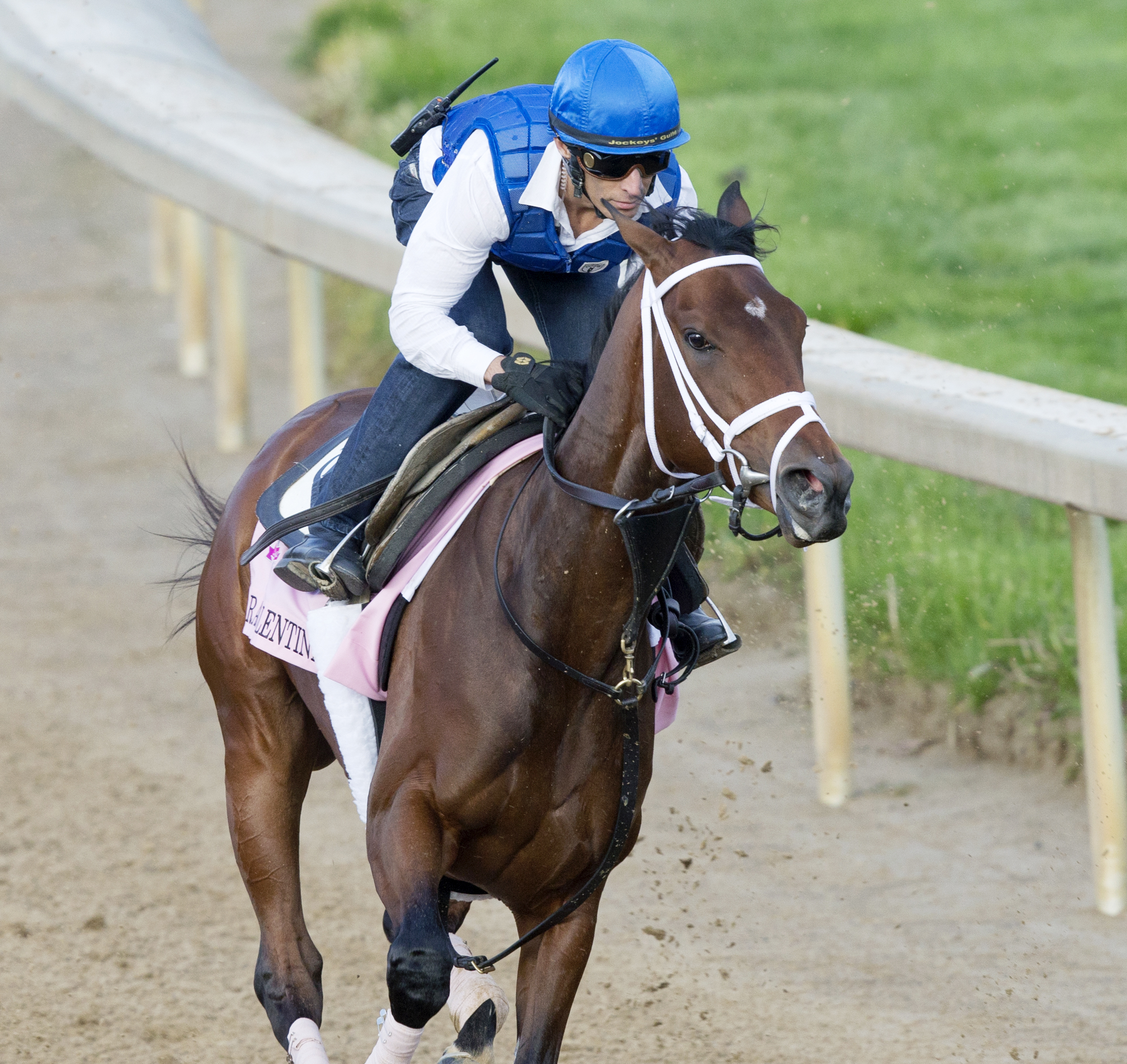 Rachel's Valentina trains at on April 28