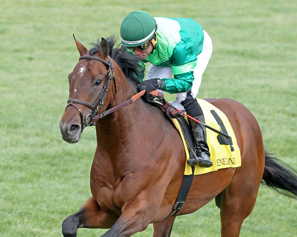 Raging Bull wins an April 19 maiden race