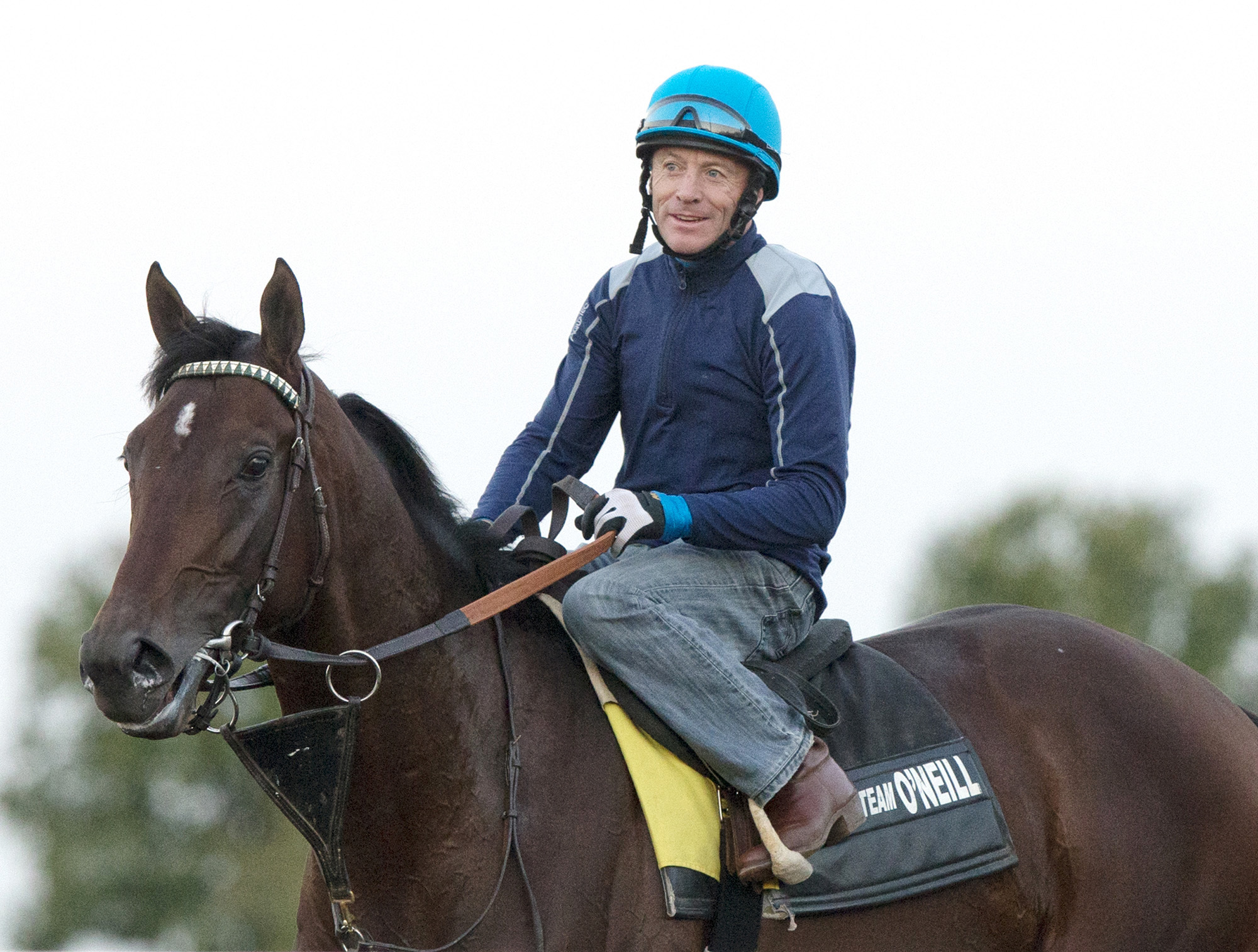 Kieren Fallon aboard Ralis