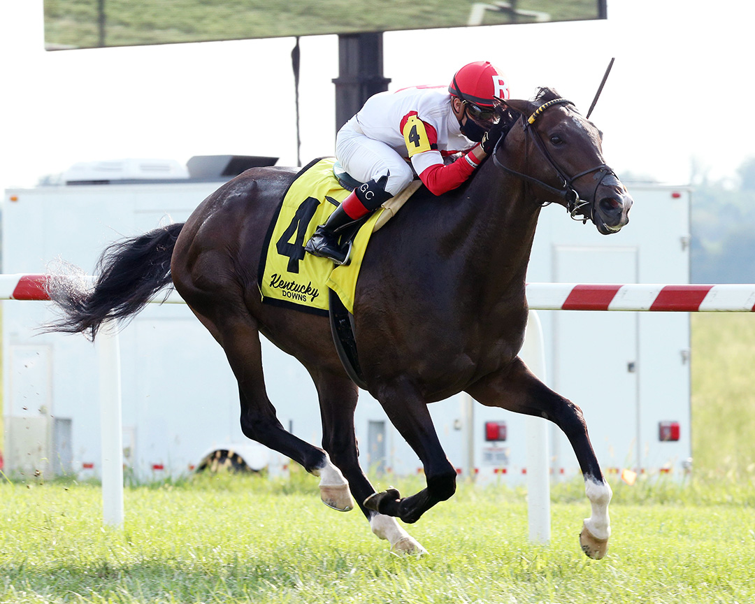 Ramsey Solution wins the 2020 Tapit Stakes at Kentucky Downs