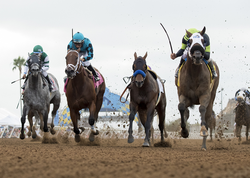 Ransom the Moon wins the Bing Crosby Stakes at Del Mar 7.29.17_BA