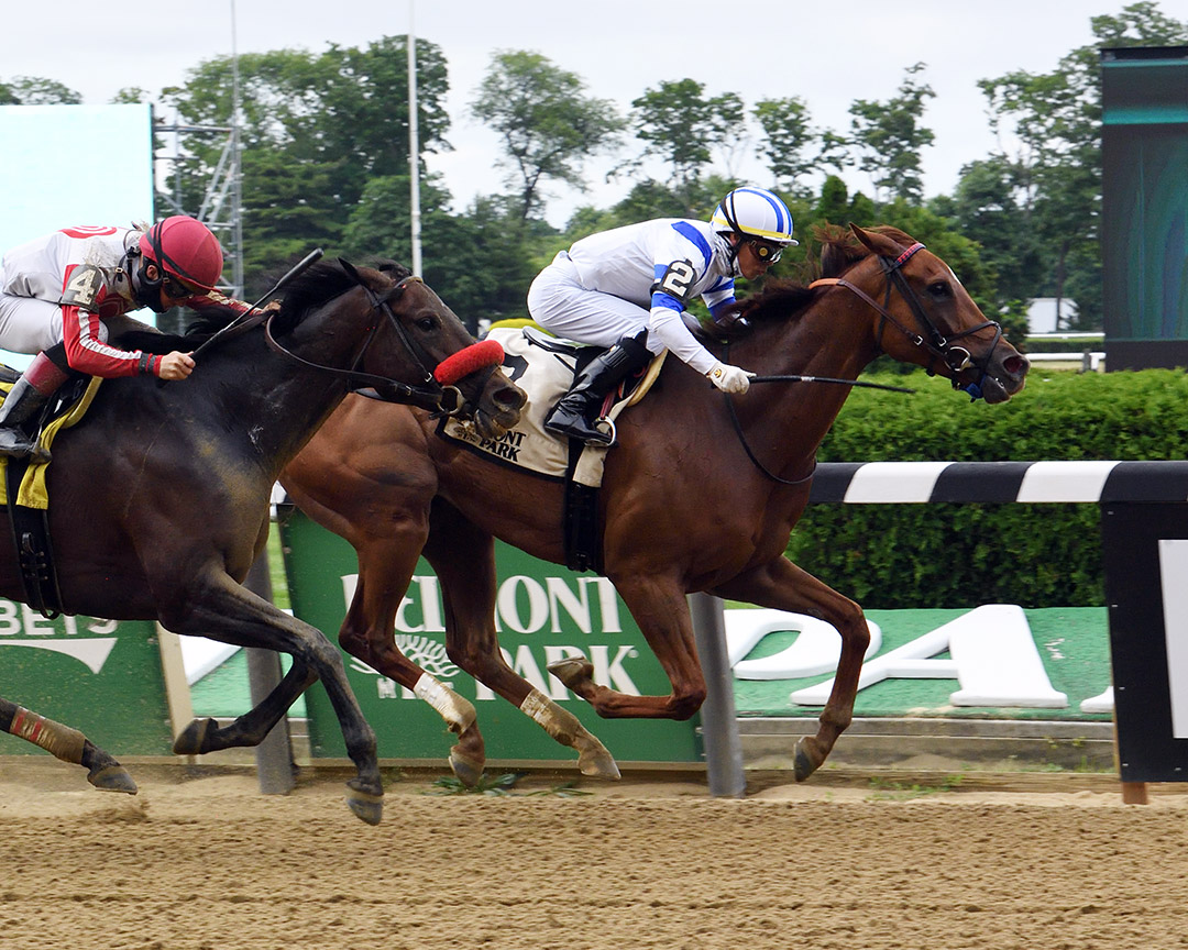 Ratajkowski wins the 2020 Critical Eye Stakes at Belmont Park