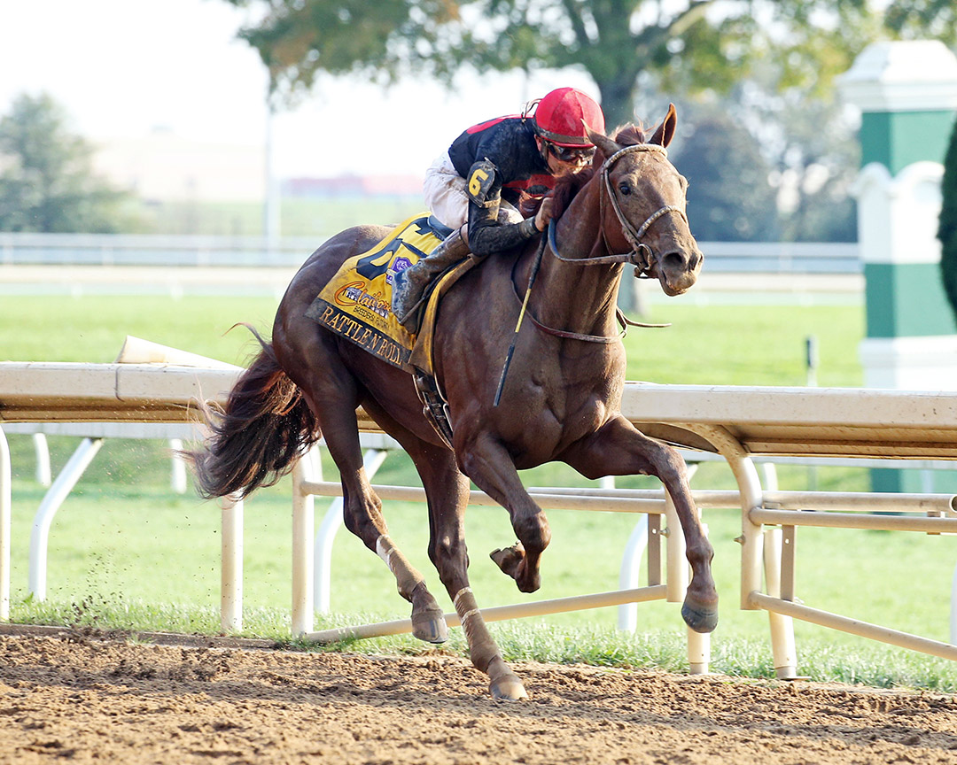 Rattle N Roll wins the 2021 Breeders' Futurity at Keeneland