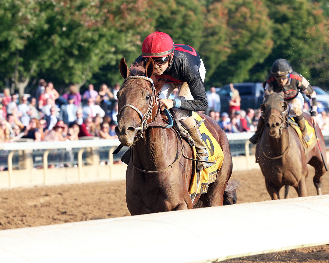Rattle N Roll wins the 2021 Breeders' Futurity at Keeneland