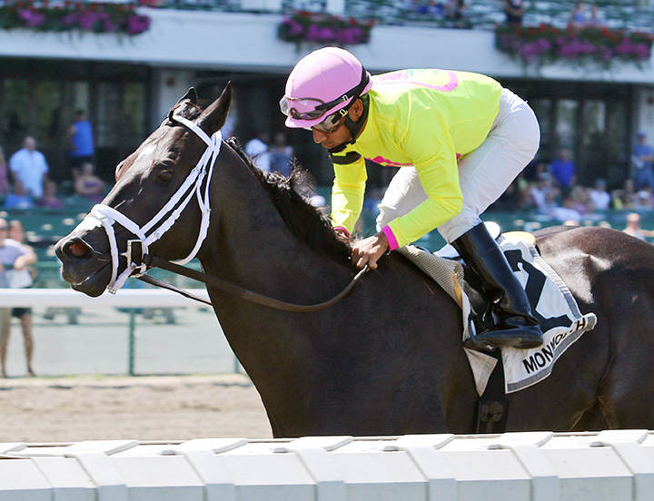 Ray'swarrior wins the 2019 Rumson Stakes at Monmouth Park