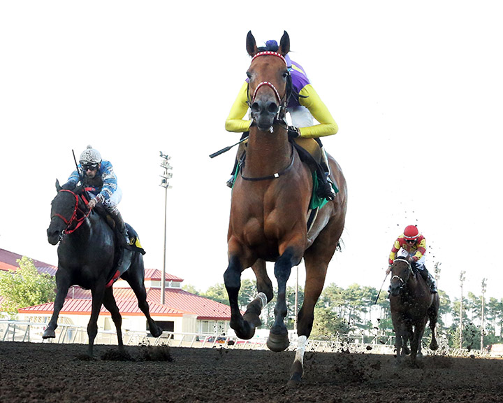 Ready to Runaway wins the 2020 Lady Slipper Stakes at Canterbury Park