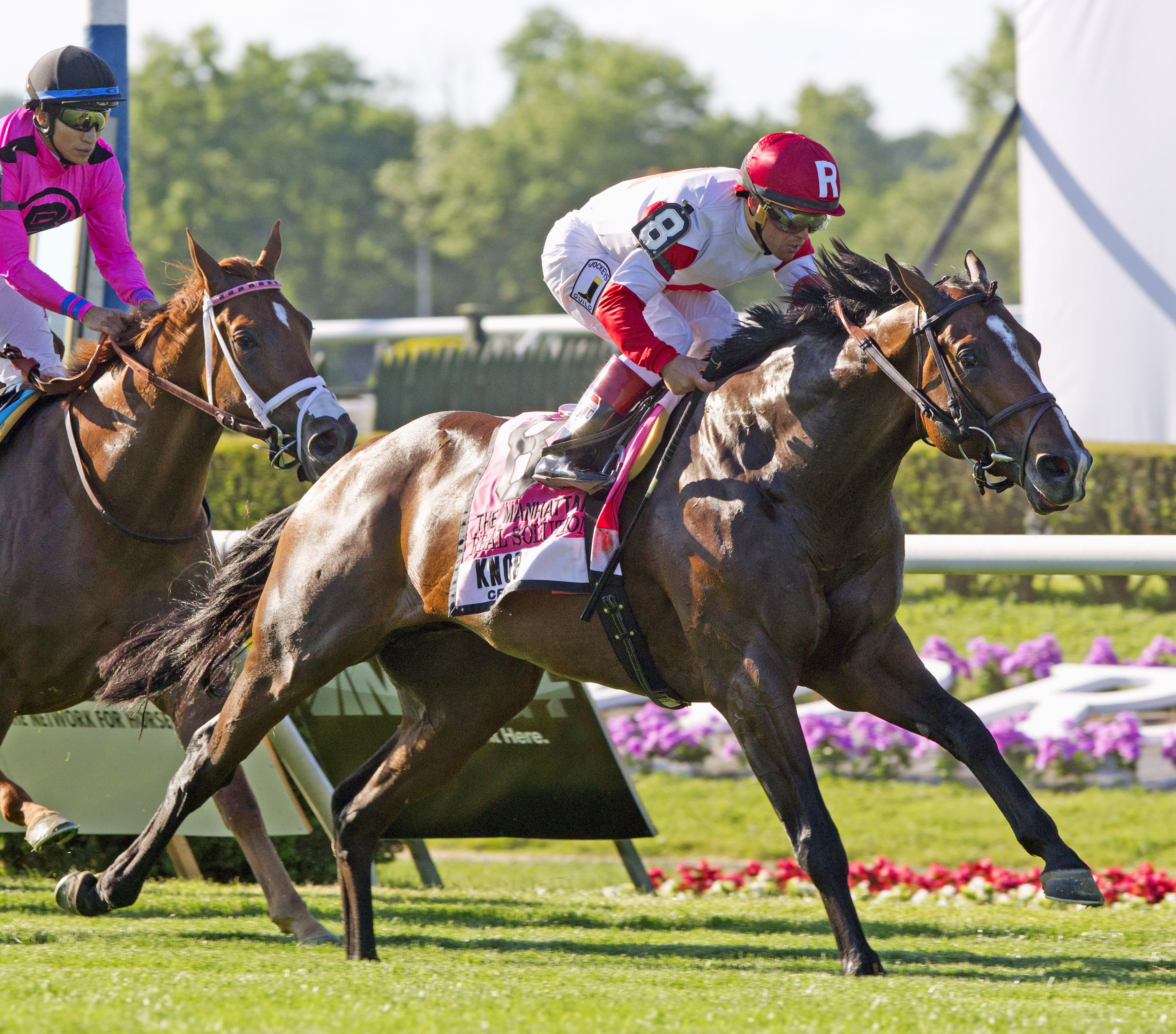 Real Solution wins the Manhattan Stakes