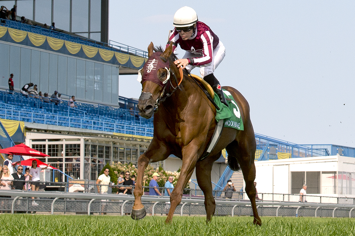 Red Cabernet wins the 2018 Victoriana Stakes
