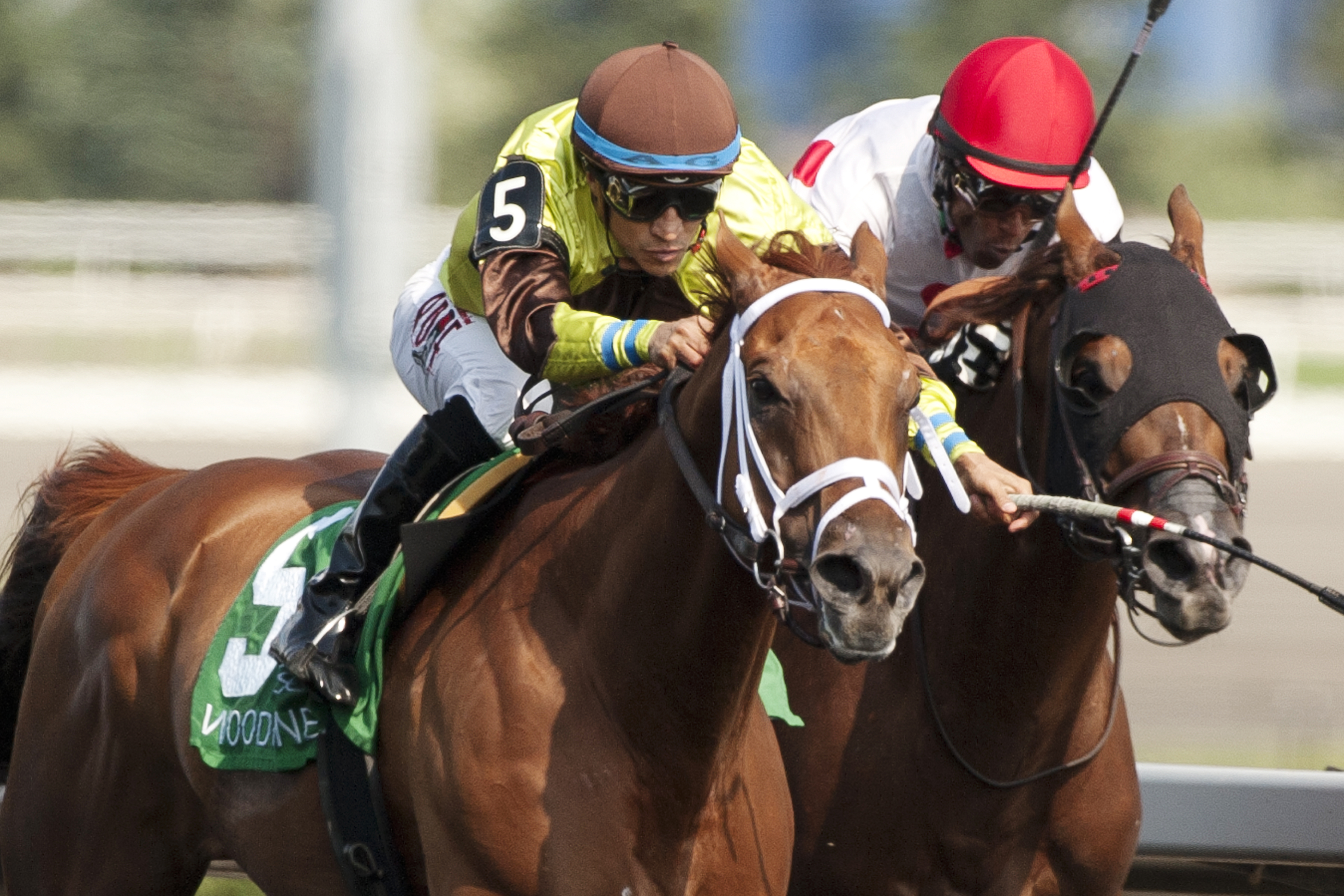 Red Rifle beats Florida Won in the Dominion Day Stakes