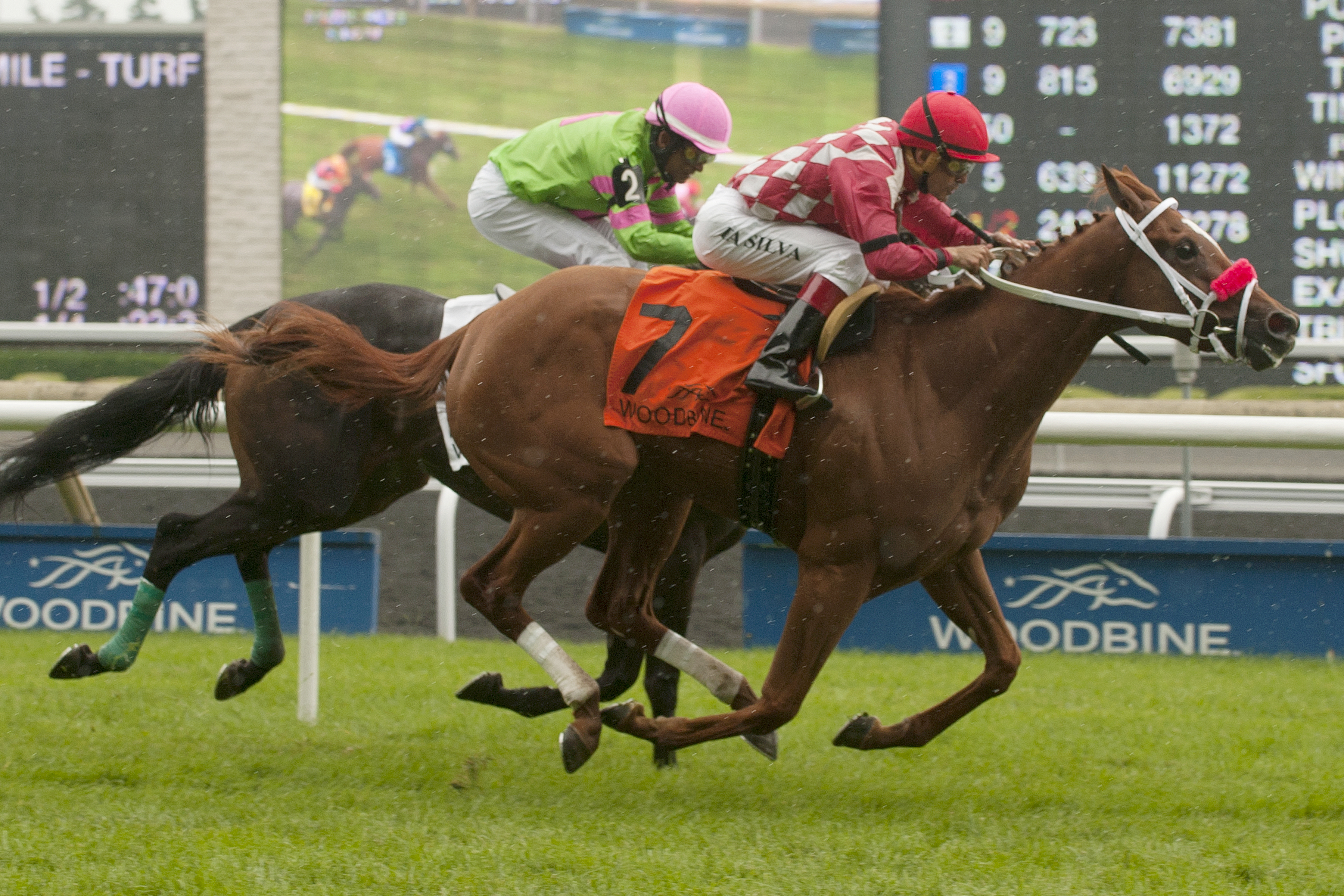 Regal Conqueror wins the Ontario Damsel Stakes
