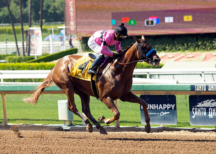 Regal Beauty wins a May 17 maiden race at Santa Anita