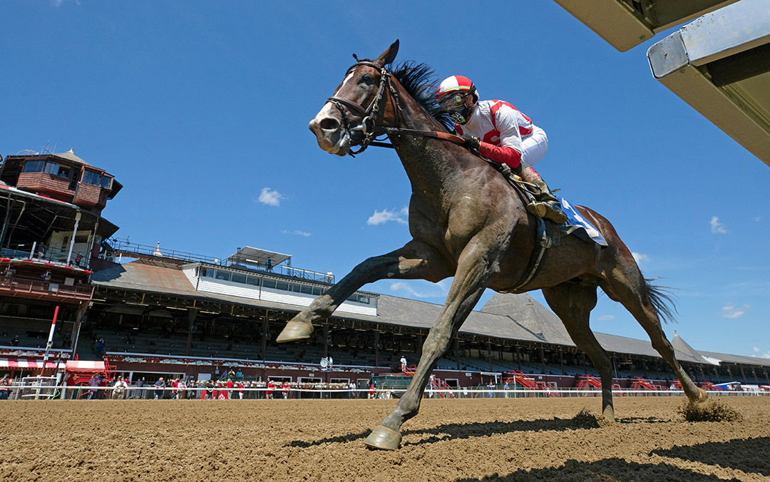 Reinvestment Risk wins an Aug. 1 maiden race at Saratoga Race Course