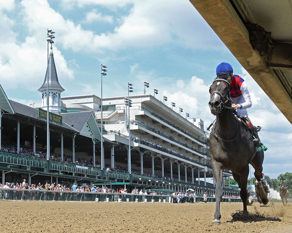 Restless Rider wins the Debutante Stakes