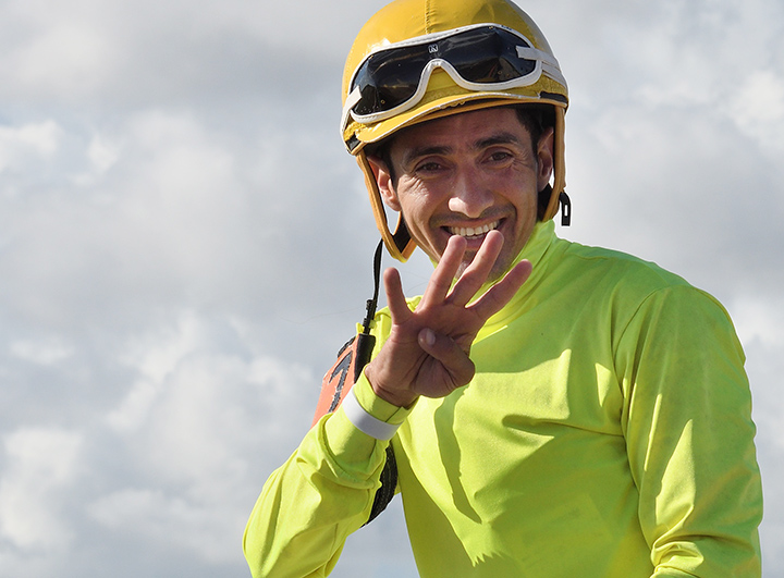 Leonel Reyes four wins at Gulfstream Park on Oct. 5
