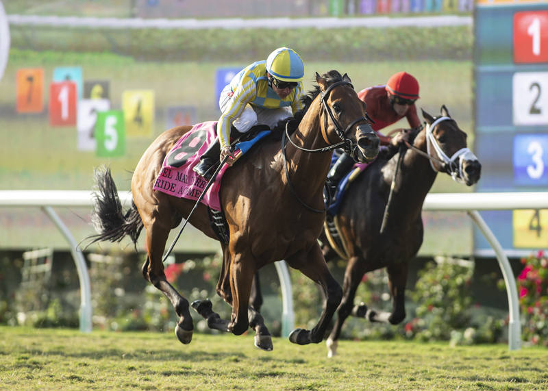 Ride a Comet wins 2018 Del Mar Derby