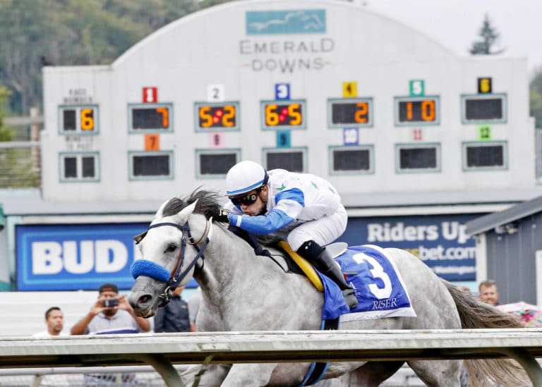 Riser wins the 2018 Governor-s Stakes