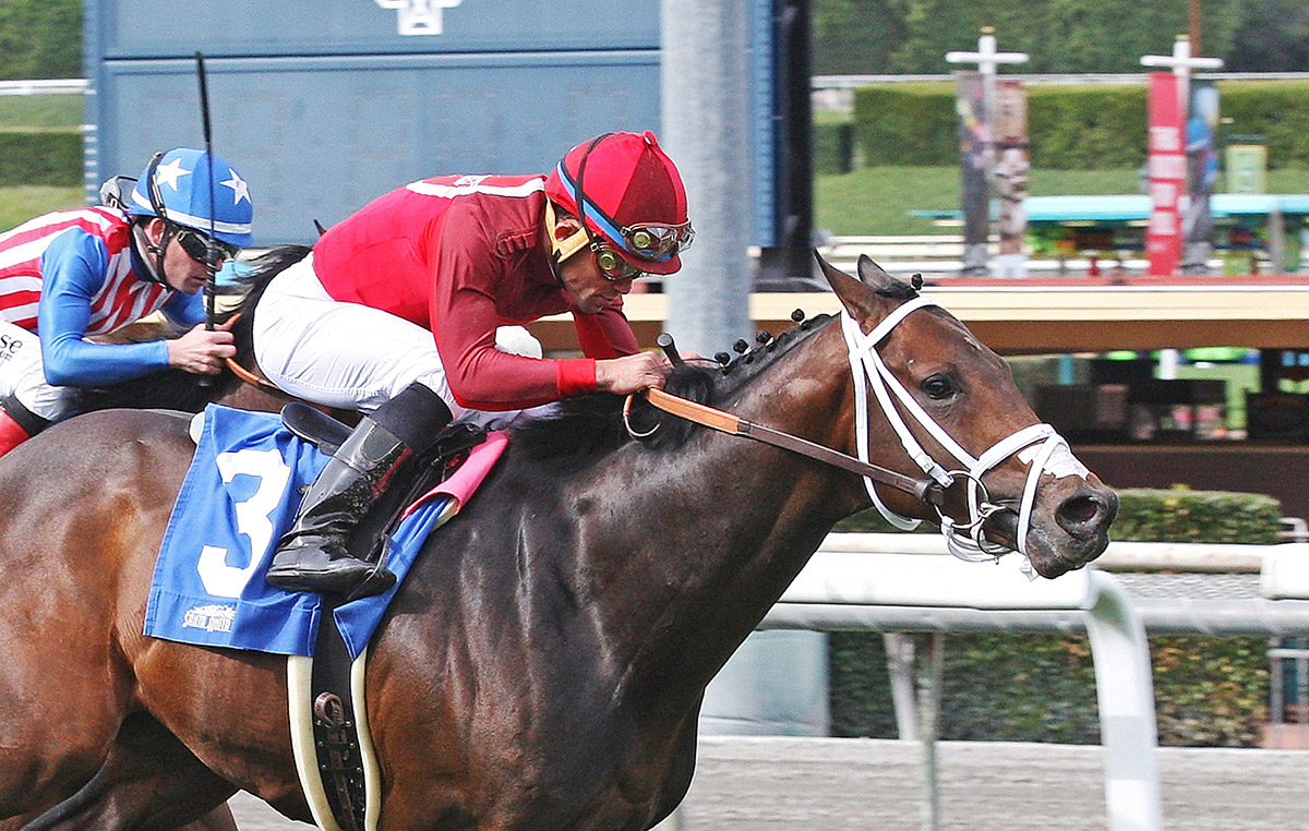River Boyne wins the 2018 Pasadena Stakes