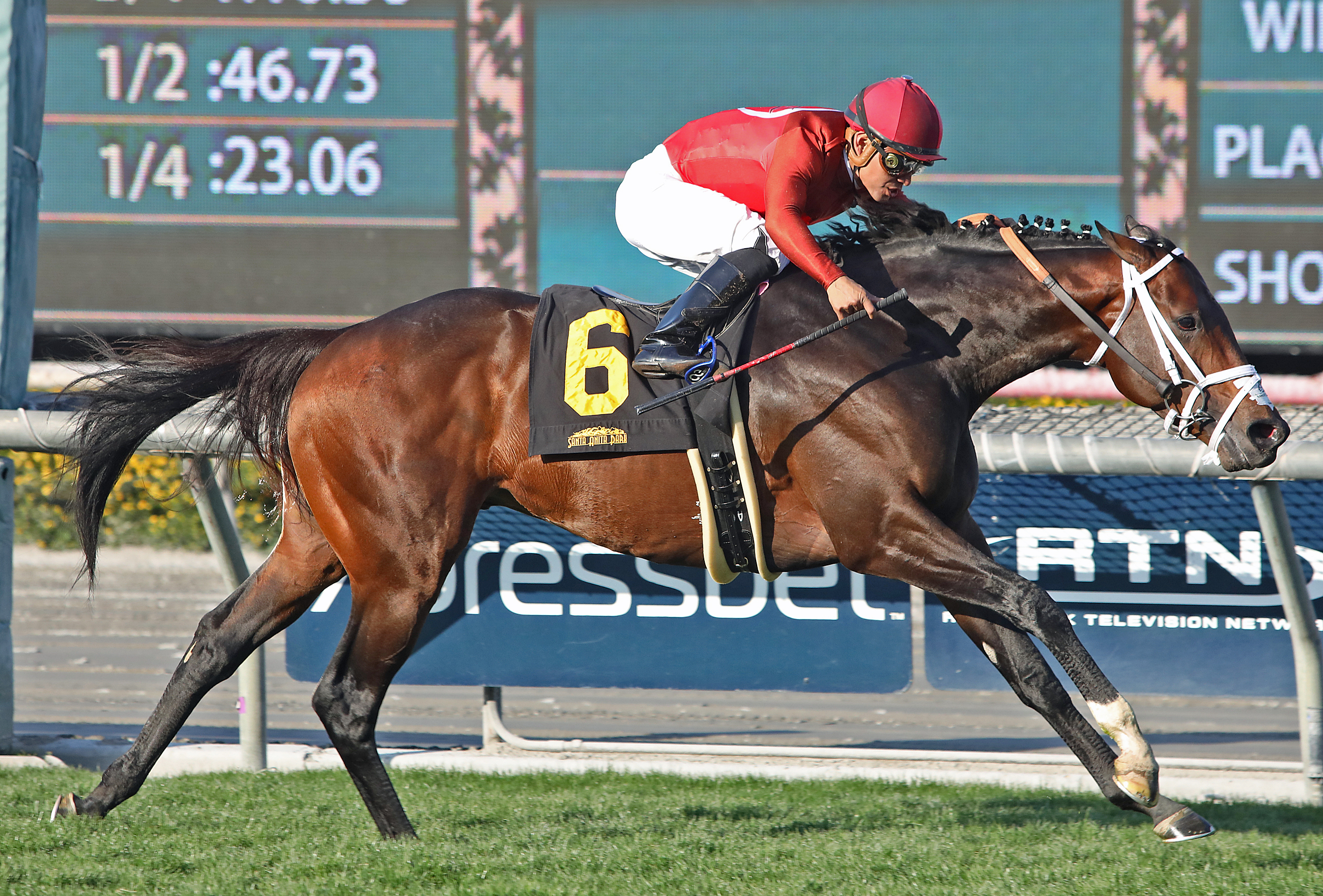 River Boyne wins the 2020 Thunder Road Stakes
