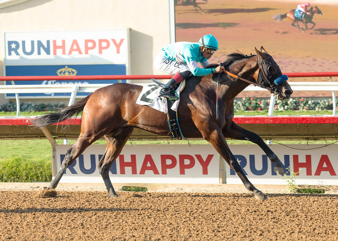 Rockefeller wins an Aug. 28 maiden race at Del Mar