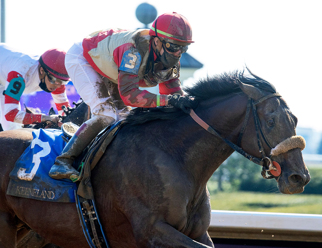 Rocketry wins the 2020 Thoroughbred Aftercare Alliance Stakes at Keeneland