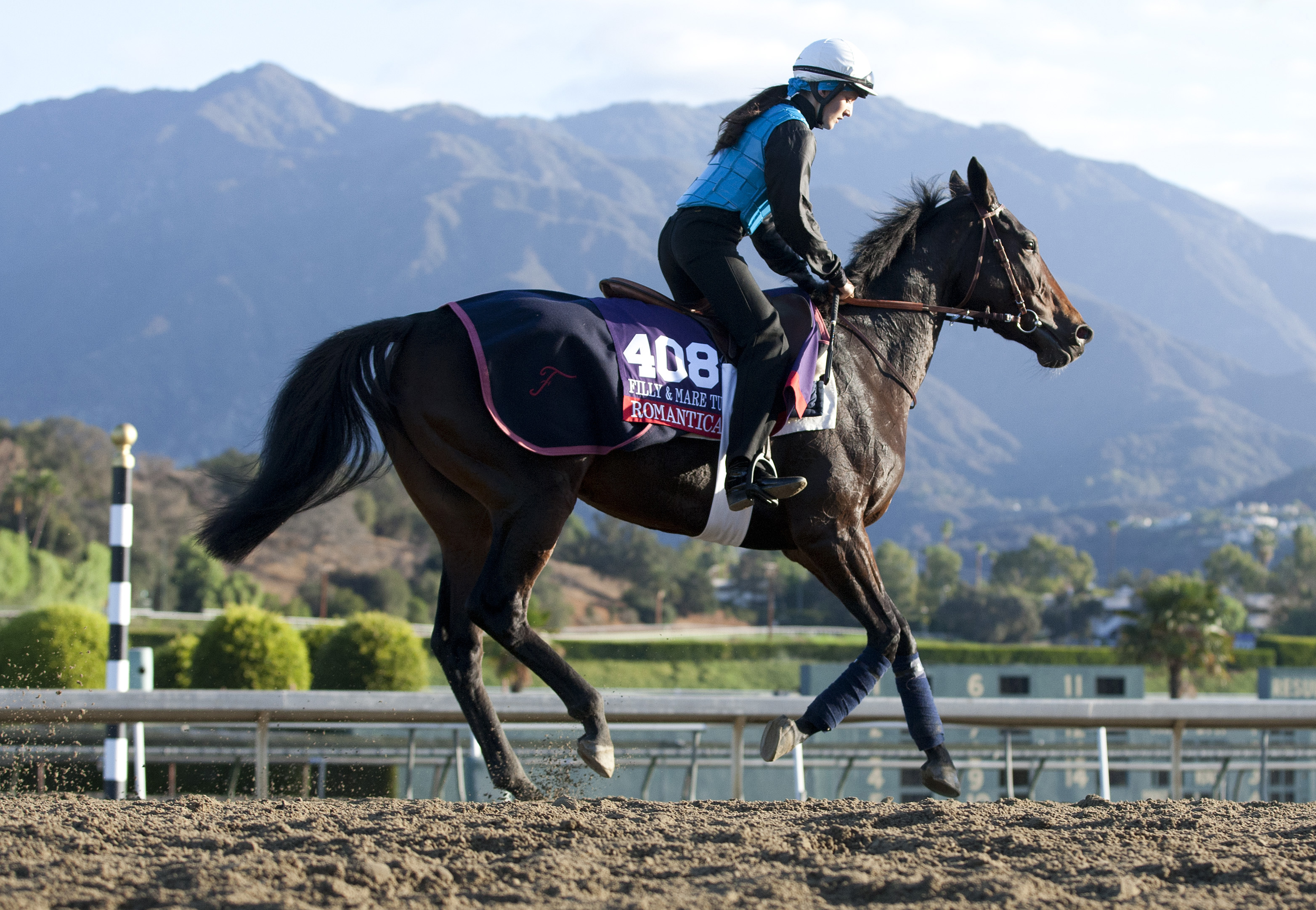 Romantica at Santa Anita