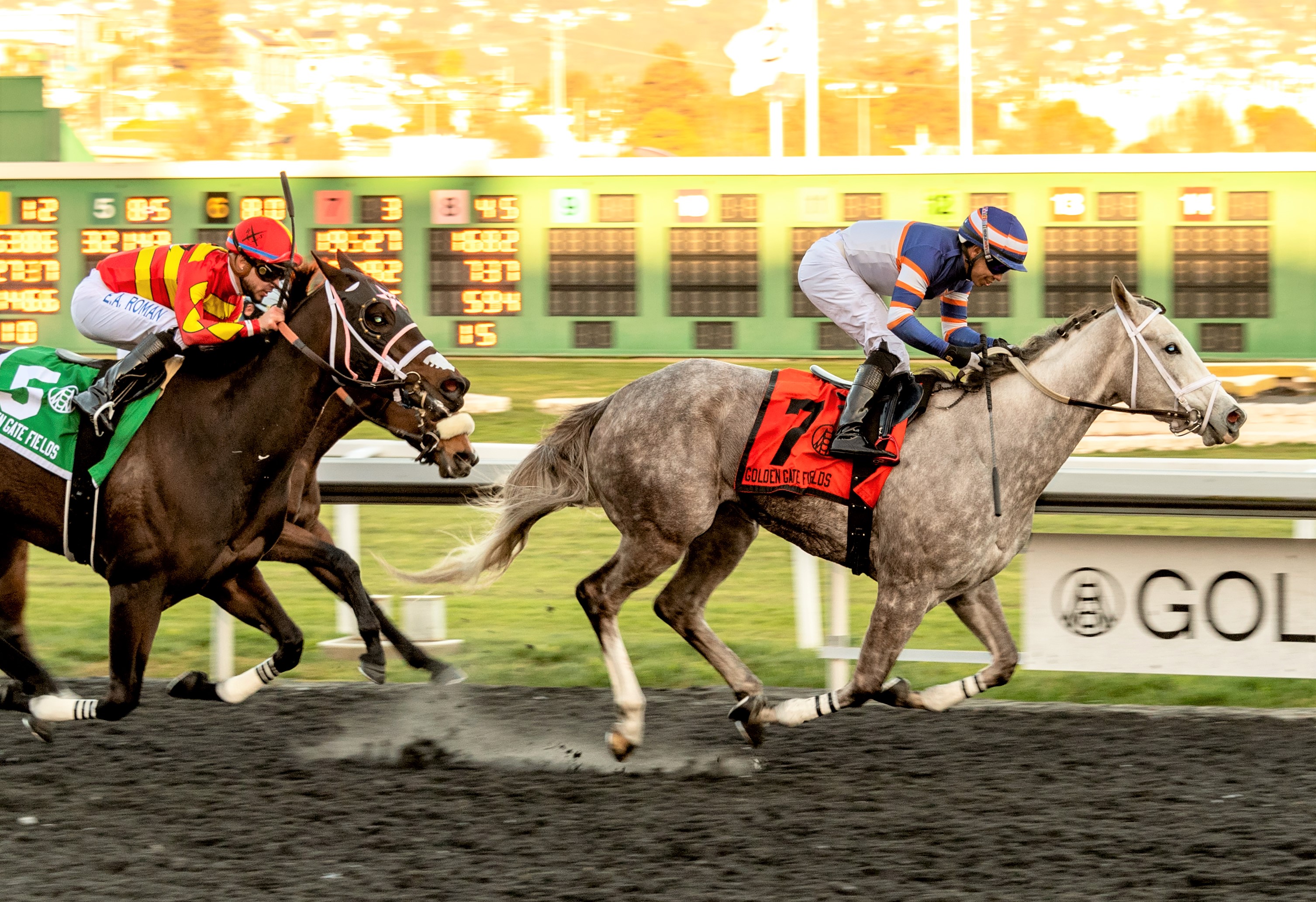 Rose Maddox wins Moscow Burning Stakes at GG Jan 28 2023