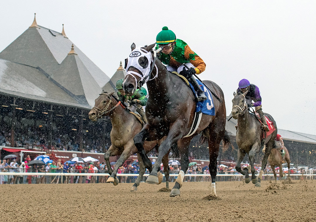 Rotknee wins an Aug. 1 maiden race at Saratoga Race Course