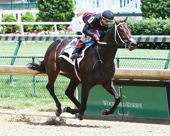 Rowdy Yates wins a May 31 maiden race at Churchill Downs