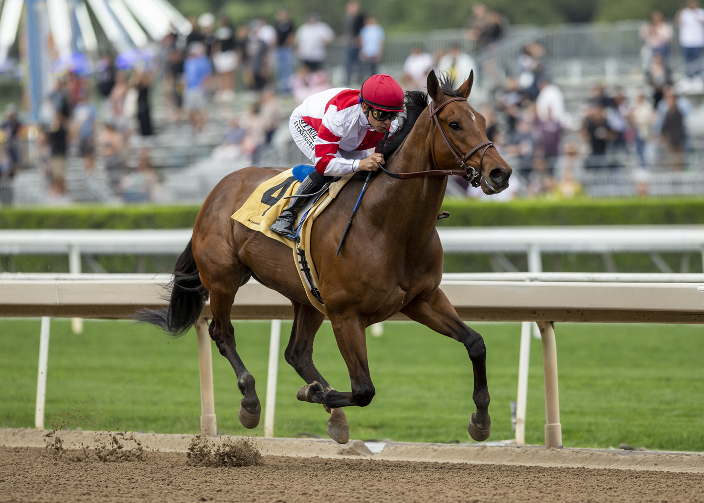 Royal Ship wins the John Shear Mile at Santa Anita on April 10 2022