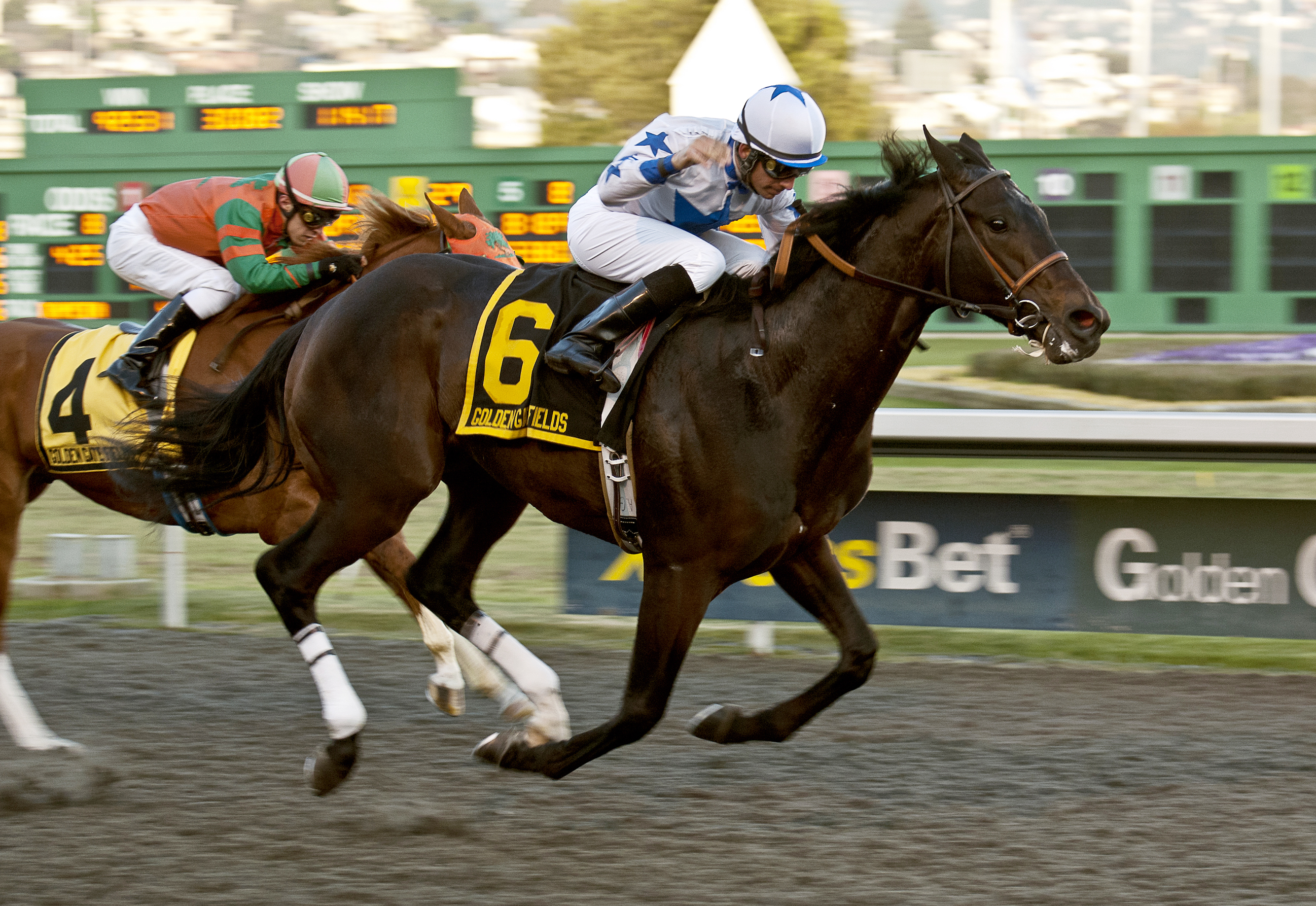 Russian Greek wins the 2012 California Derby
