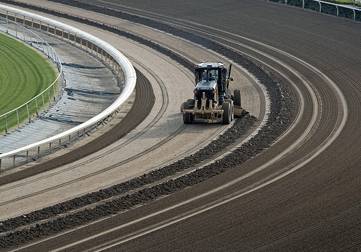 Scraping of Santa Anita main track for testing Feb. 2019