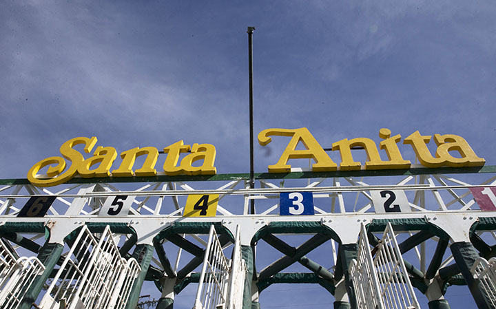 Santa Anita starting gate