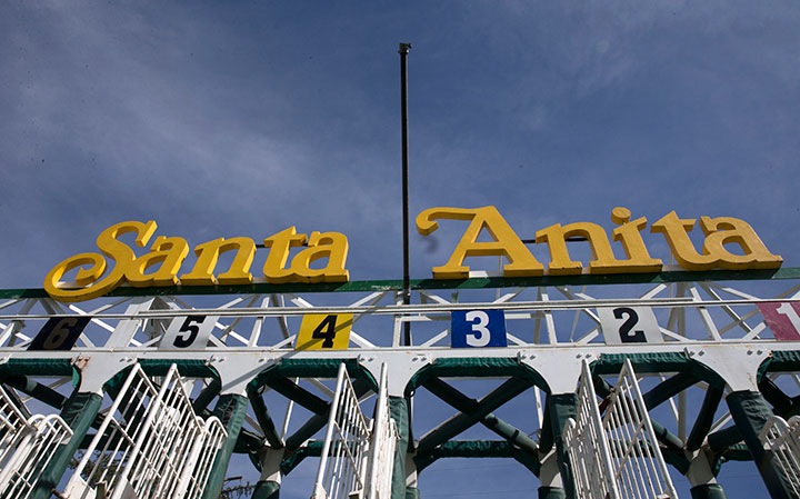 Santa Anita starting gate