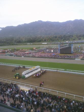 Santa Anita opener third race