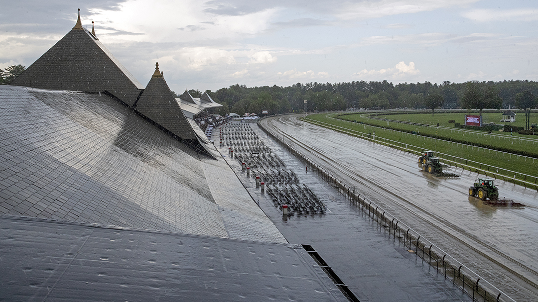 Rain at Saratoga Race Course cancels racing