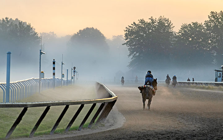 Oklahoma training track at Saratoga Race Course