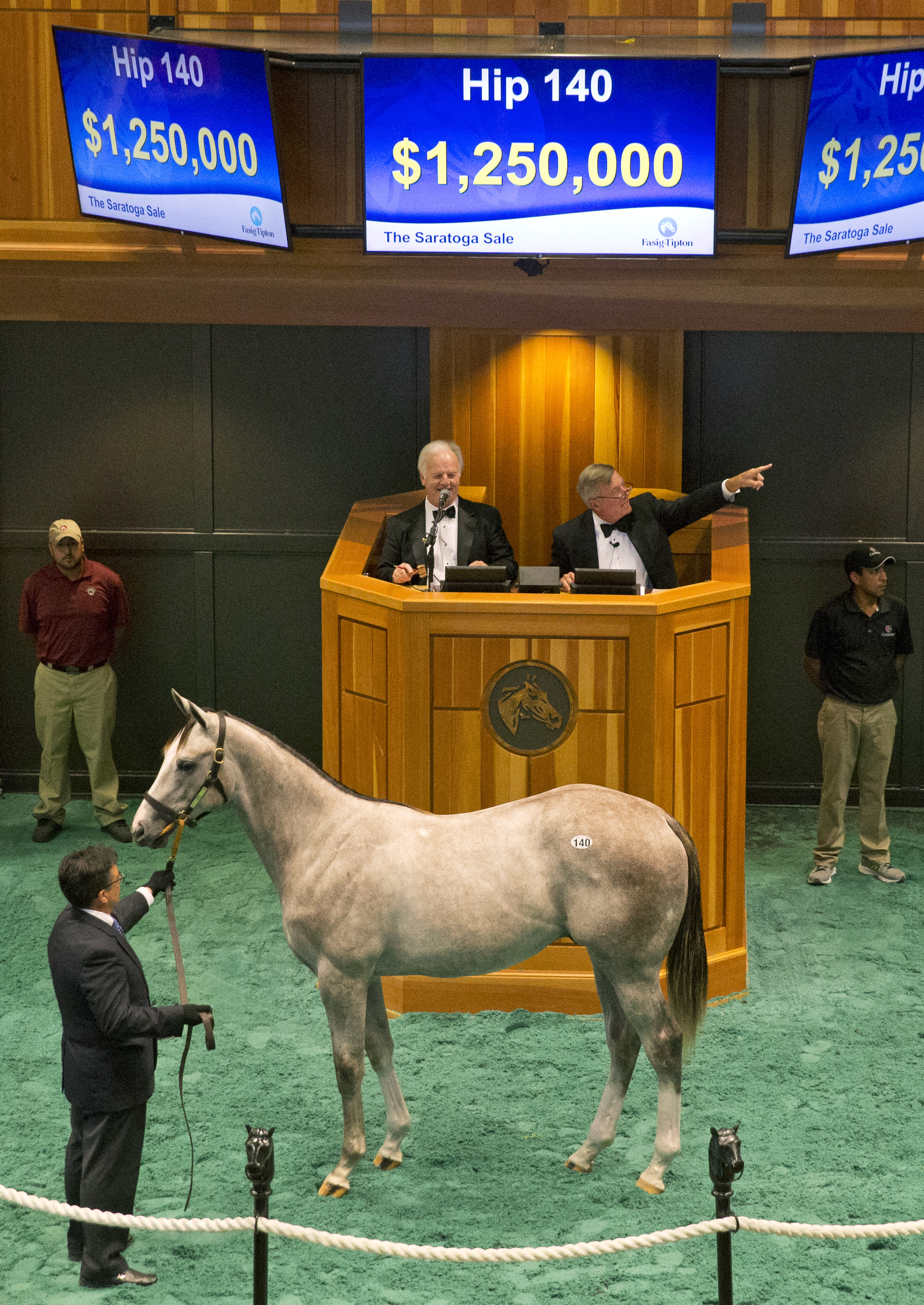 Hip 140 sold for $1.25 million at the Saratoga Sale