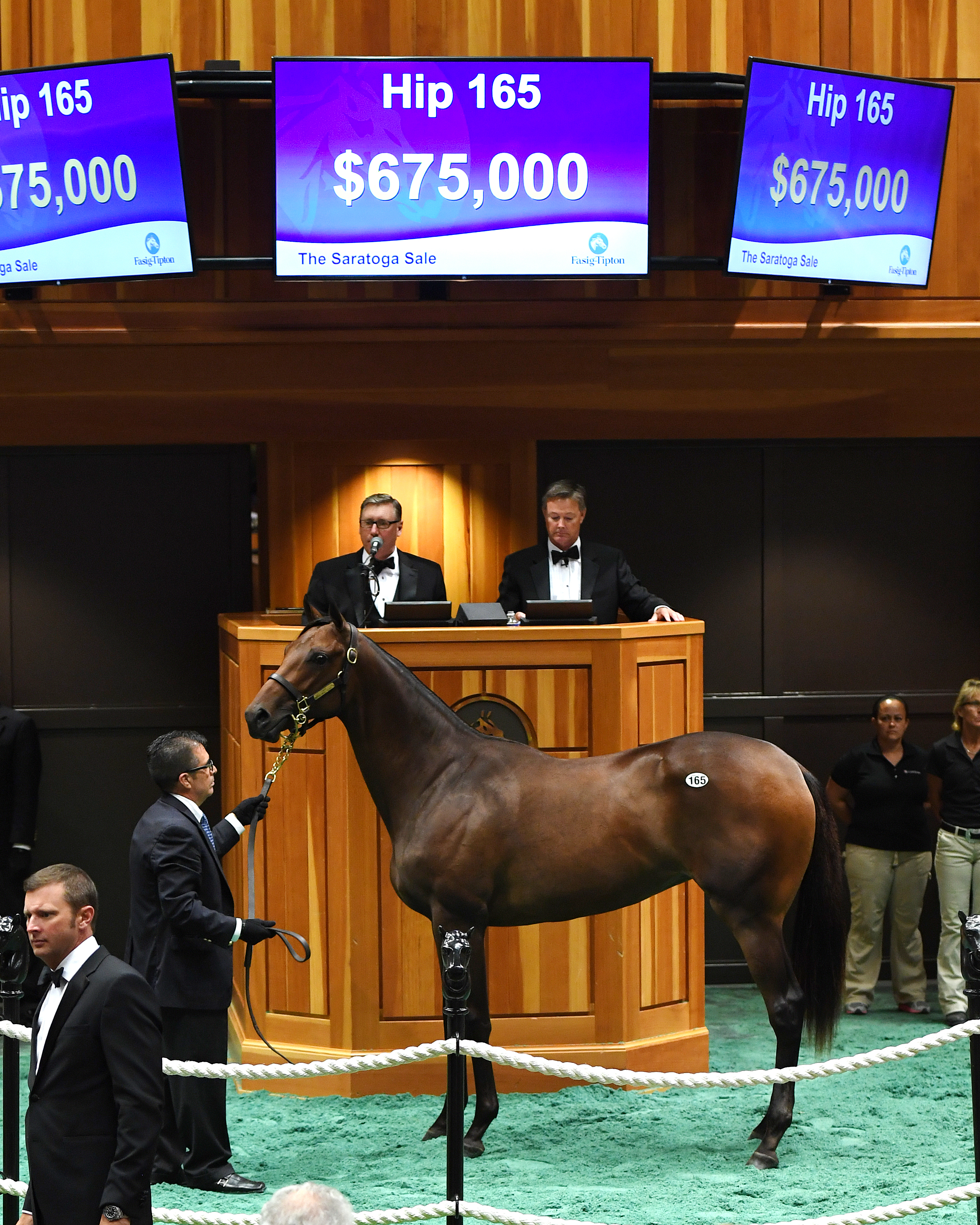 Tapit/Colonial Flag filly sells for $675,000 at the 2017 Saratoga sale