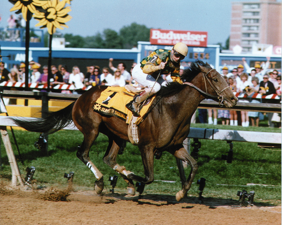 Summer Squall wins 1990 Preakness