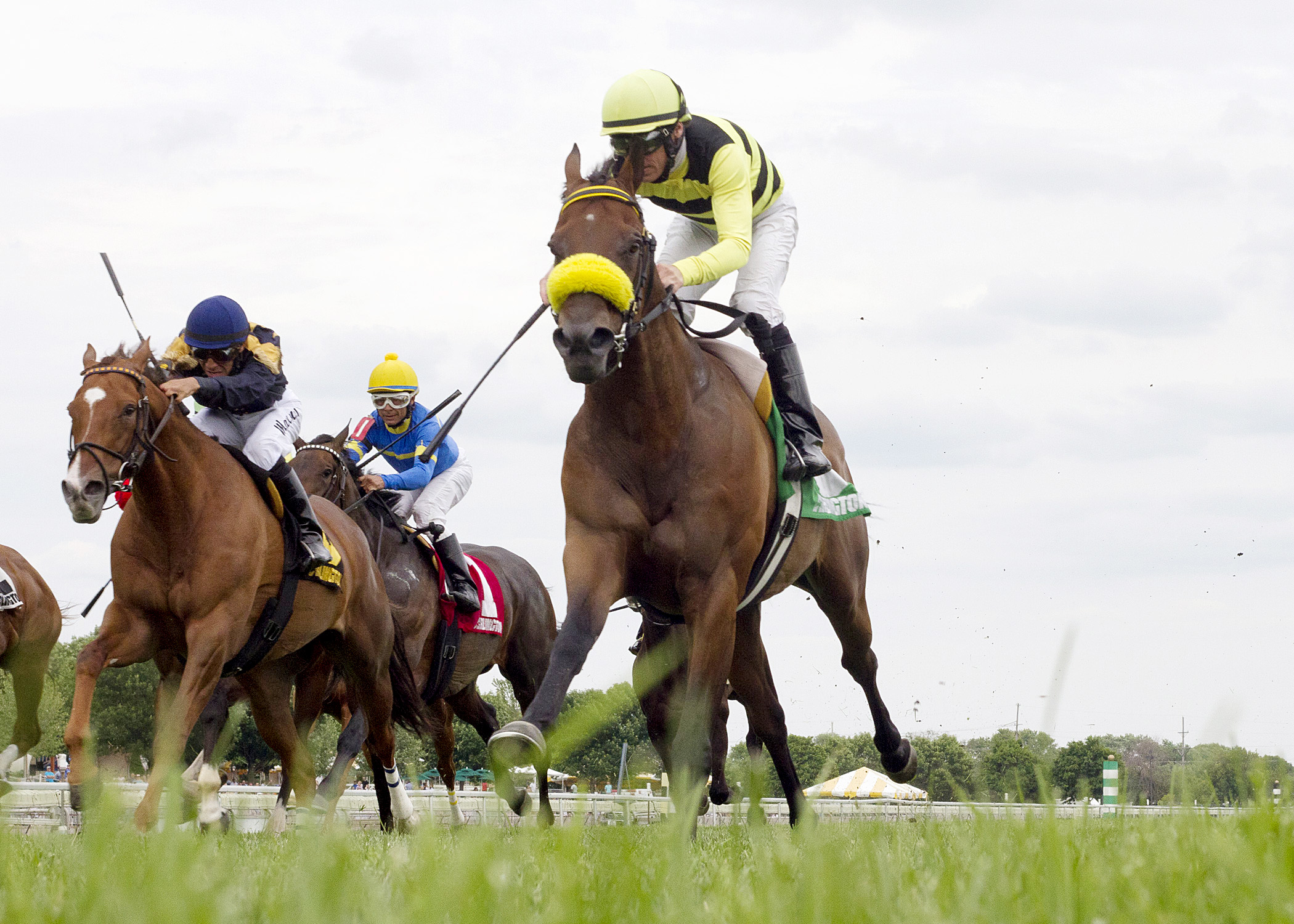 Saint Leon wins the 2014 Arlington Sprint